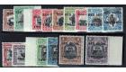 SG214-232. 1918 Set to $2. Brilliant fresh mint...