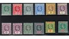 SG28-39. 1910 Set of 11. Brilliant fresh mint...