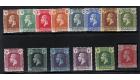 SG69-83. 1921 Set of 14. Brilliant fresh mint...