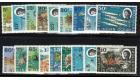 SG16-30. 1968 Set of 18. Post Office fresh U/M mint...