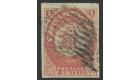 SG23. 1861 1/- Rose-lake. Very fine used large margined...