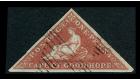 SG3. 1853 1d Brick-red. Choice superb fine used with exceptional