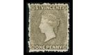 SG37. 1881 1d Drab. Choice superb fresh well centred mint...