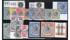 SG93-107. 1927 Set of 16. Brilliant fresh mint, mostly marginal.