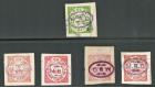 NANDGAON. SG O4-O6. 1894 Set with shades, superb mint...