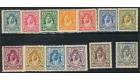 SG159-171. 1927 Set of 13. Superb mint...