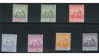 SG135-144. 1905 Set of 7. Very fine fresh mint...