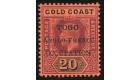 SG H46. 1915 20s Purple and black/red. Very fine well centred mi
