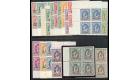 SG P1-P16. 1948 Set of 16. Post Office fresh U/M blocks...