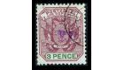 SG5. 1900 3d Purple and green. Brilliant fine used...