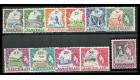 SG69-79. 1961 Set of 11. Post Office fresh U/M mint...