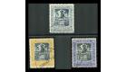 SG158-162. 1907 Set of 3. Choice superb fine used...