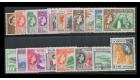 SG140-158. 1954 Set of 19. Brilliant U/M mint...