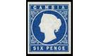 SG8. 1874 6d Blue. Superb mint with gorgeous colour...