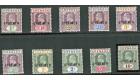 SG57s-66s. 1902 Set of 10 'SPECIMEN'. Superb mint...