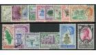 SG165-179. 1962 Set of 15. Brilliant fine used with 'CAYMAN BRAC