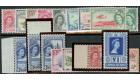 SG148-161a. 1953 Set of 15 plus 4d. shades. Brilliant U/M mint..