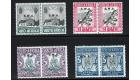 SG50-53. 1933 Set of 4. Brilliant U/M mint pairs...