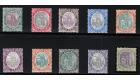 SG1-10. 1903 Set of 10. Choice superb mint with beautiful colour