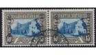 SG O29. 1940 10/- Blue and sepia. Superb fine used pair...