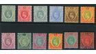 SG33-44. 1907 Set of 12. Superb fresh mint...