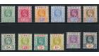 SG57-68. 1904 Set of 12. Superb fresh mint...