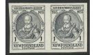 SG236a. 1933 1c Slate 'Imperforate Pair'. Superb fresh mint...