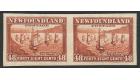 SG228ca. 1938 48c Red-brown 'Imperforate Pair'. Brilliant U/M...