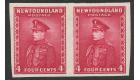 SG224a. 1934 4c Carmine 'Imperforate Pair'. Superb fresh...