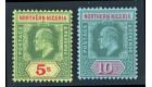 SG38-39. 1911 5/- and 10/-. Both superb fresh mint...