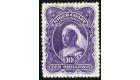 SG74b. 1898 10/- Bright violet. Superb well centred mint with br