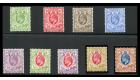 SG139-147. 1903 Set of 9. Brilliant fresh mint...