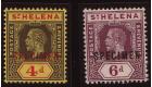 SG83s-84s. 1912 4d and 6d 'SPECIMEN'. Brilliant U/M