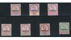 SG32-38. 1896 Set of 7. All superb fresh mint...