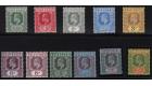 SG59-68. 1907 Set of 10 (plus 6d shade). Choice fresh mint...