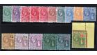 SG86-101. 1922 Set of 16. Choice superb fresh mint...