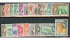 SG140-158. 1954 Set plus 2c and 10c shades, brilliant U/M mint..