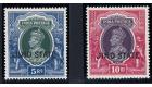 JIND. SG124-124. 1937 5r - 10r. Both superb fresh U/M mint...