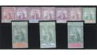 SG114-124. 1896 Set of 10. Exceptional fresh mint...