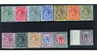 SG108-120. 1913 Set of 13. Superb fresh mint, £1 U/M...