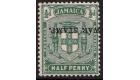 SG68c. 1916 1/2d Yellow-green. 'Overprint Inverted'. U/M mint...