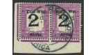 SG D3a. 1923 2d Black and violet. 'Wes' for West'. Superb used c