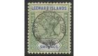 SG16. 1897 5/- Green and blue. Superb fresh well centred...