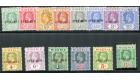 SG15s-29s. 1921 Set of 14. 'SPECIMEN'. Brilliant fresh mint...