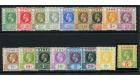 SG86-102. 1912 Set of 17. Choice superb fresh mint...