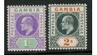 SG67-68. 1905 1/- and 2/-. Both superb fresh mint...