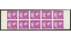 SG D25a. 1980 5c Bright reddish violet. 'Imperforate' block of 1