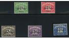 SG TD1-TD5. 1948 Postage Due. Set of 5. U/M mint...