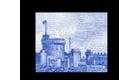 SG143a. 1935 3c Ultramarine and grey-black. 'Extra Flagstaff'. U