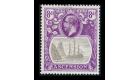 SG17b. 1924 8d Grey-black and bright violet. 'Torn Flag'. Brilli